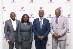 Wema Bank Boss hosts Shelter Afrique at the Wema Towers