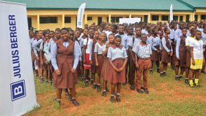 Julius Berger CSR activity excites communities, as it donates study materials to schools in Delta, Anambra