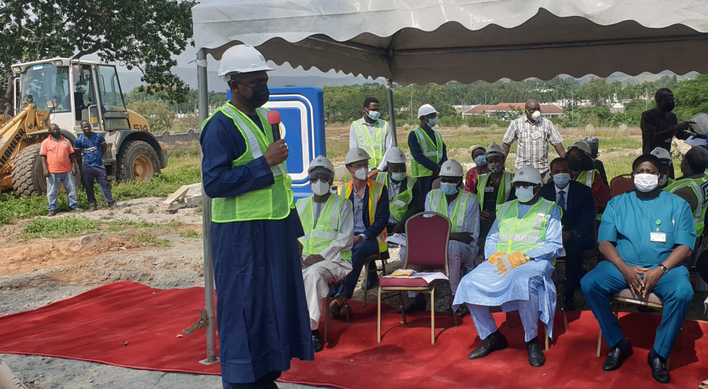 President Buhari lays the foundation stone of new Presidential Hospital in Abuja