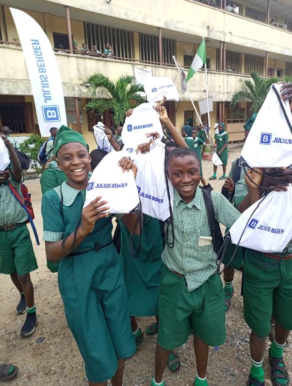 Julius Berger CSR literacy campaign brings joy to schools in Lagos and Ogun states