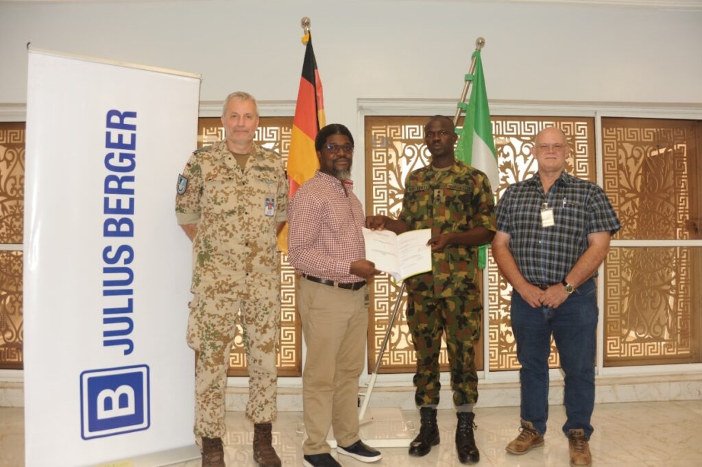 Julius Berger, Armed Forces Sign Memorandum of Understanding on Training of Personnel